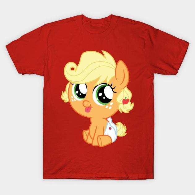 Baby Applejack T-Shirt by CloudyGlow